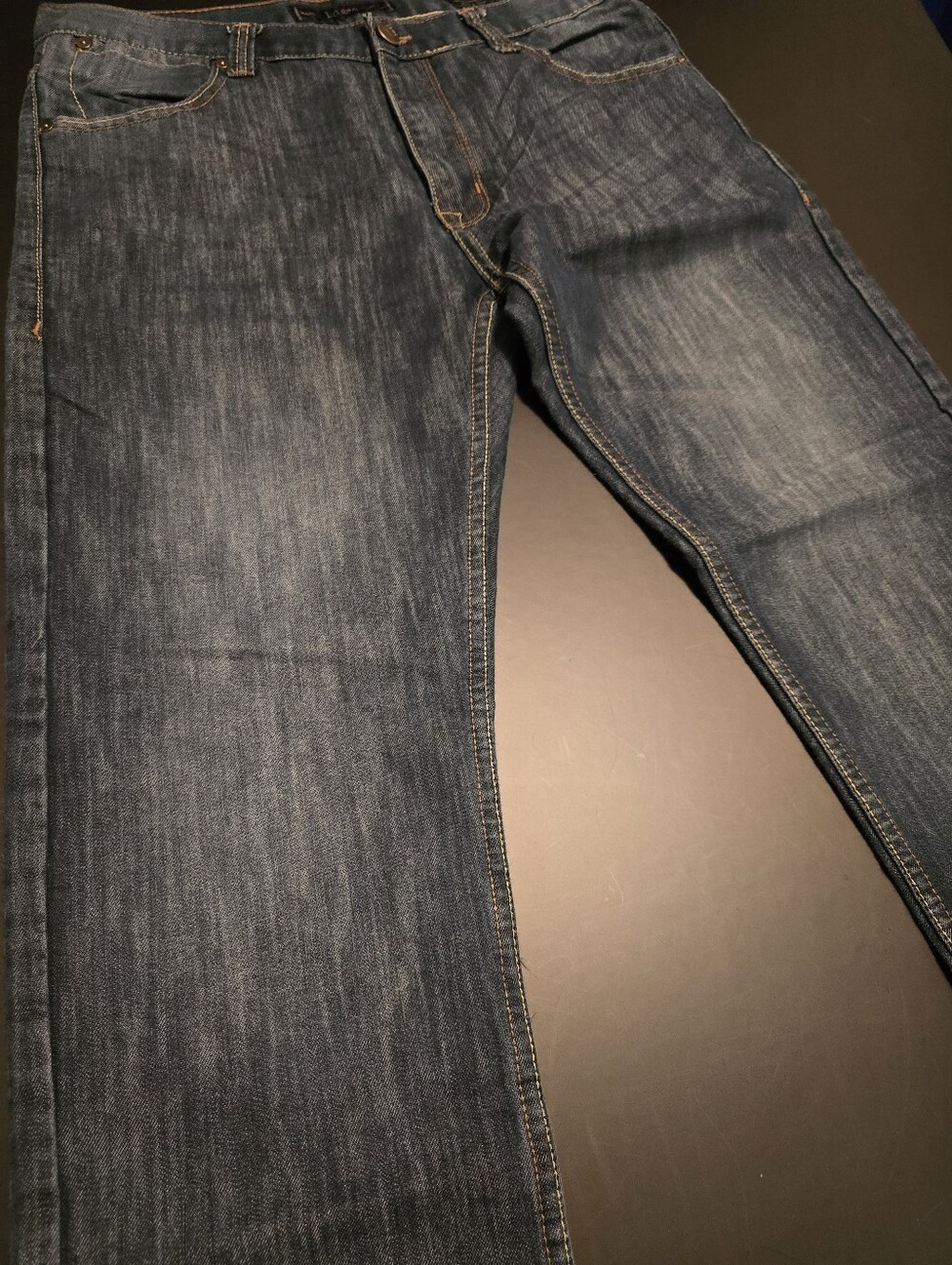 PD&C Men's Dark Indigo Straight Jeans